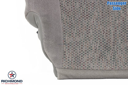 1999 2002 chevy silverado z71 ls gray passenger seat bottom cloth cover