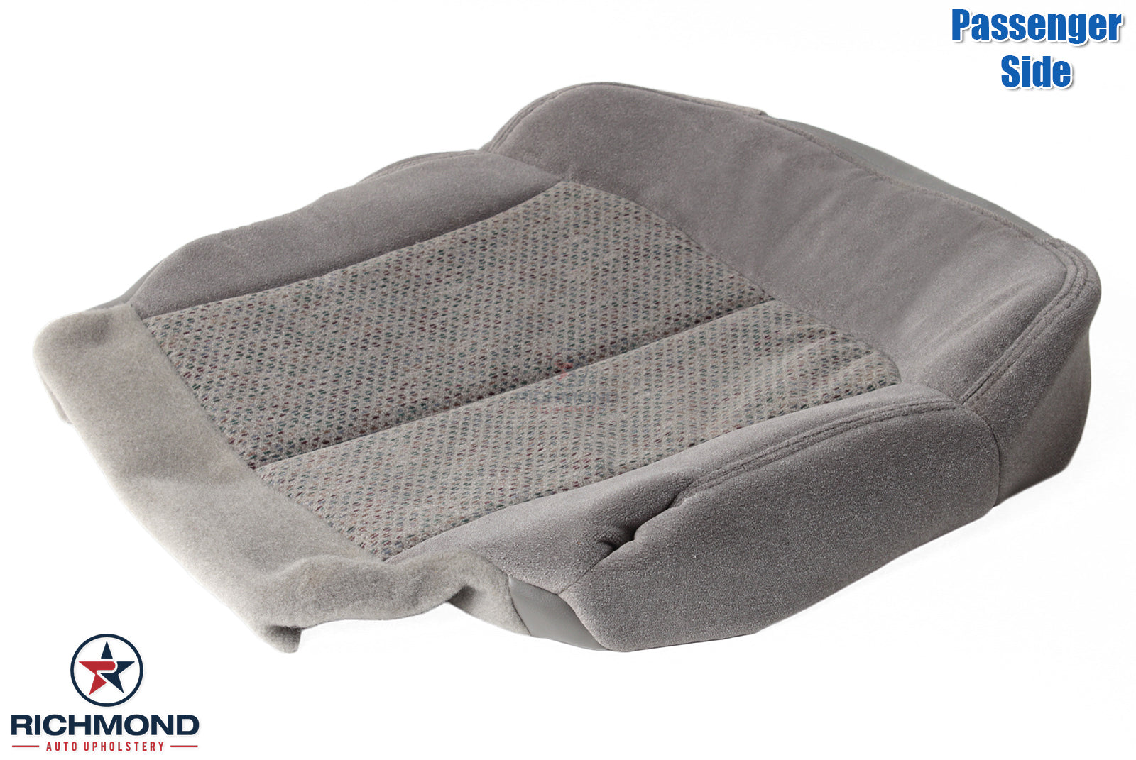 silverado passenger seat cover ls z71 gray cloth bottom 1999 to 2002