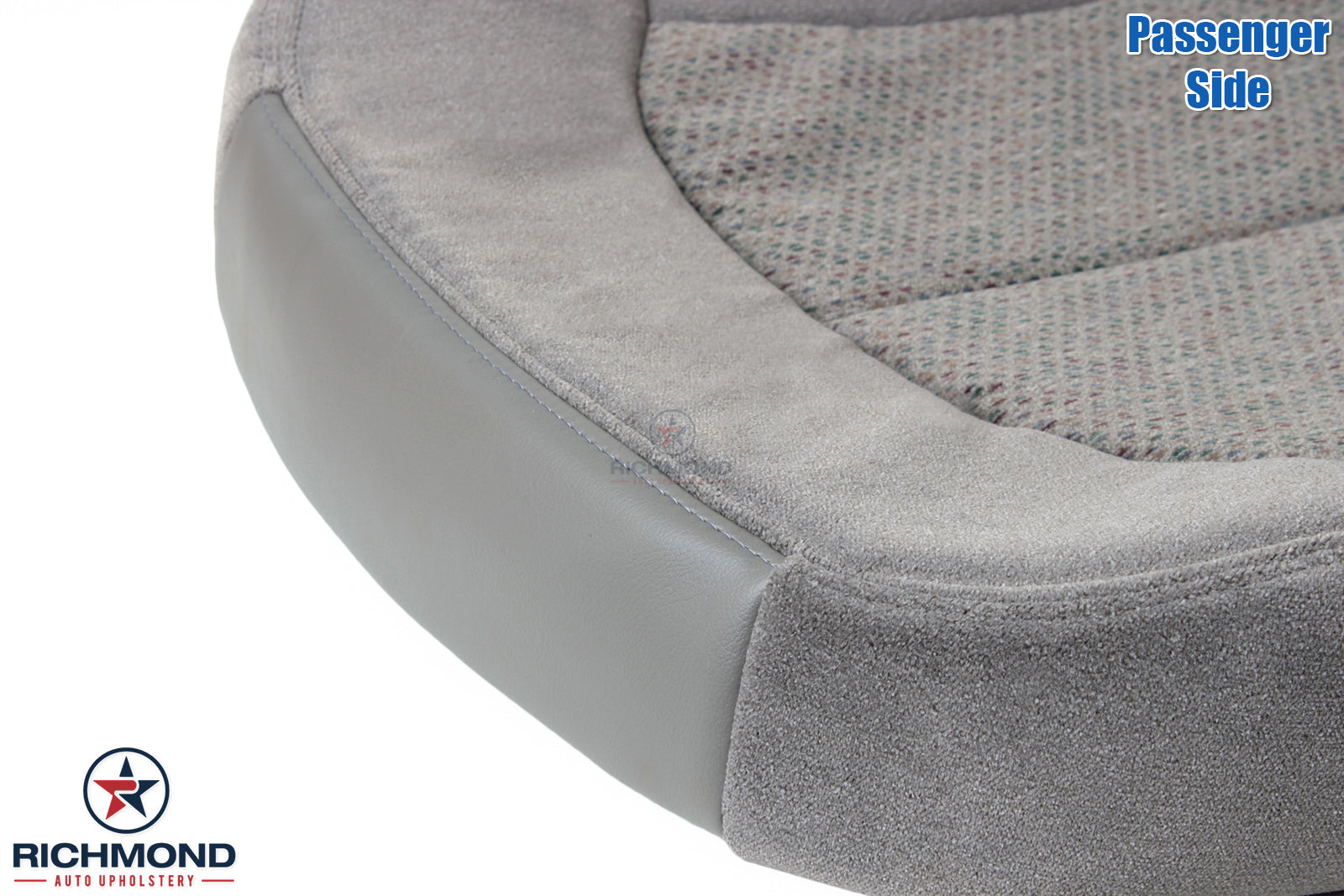 gray passenger seat cover bottom cloth 1999 to 2002 silverado ls z71