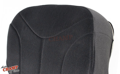 1999 2000 gmc sierra sle z71 driver seat cover dark graphite gray