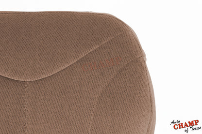 cloth driver seat cover for 1999 2000 gmc sierra tan oak fit