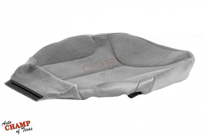 1999-2002 GMC Sierra SLE SLT Z71 Driver Bottom Cloth Seat Cover Pewter Gray