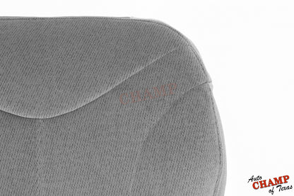 1999-2002 GMC Sierra SLE SLT Z71 Driver Bottom Cloth Seat Cover Pewter Gray