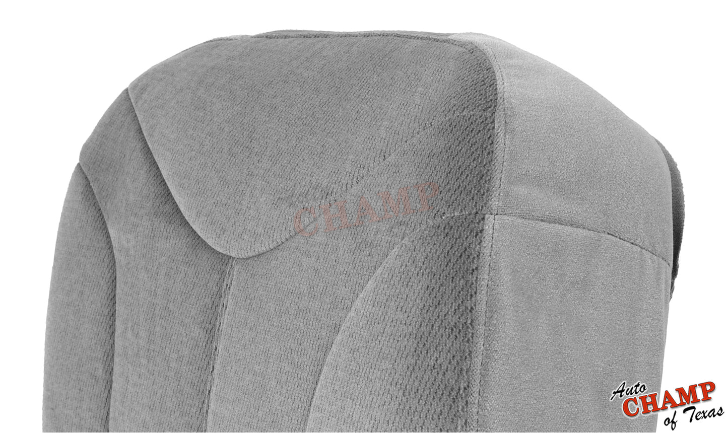 1999-2002 GMC Sierra SLE SLT Z71 Driver Bottom Cloth Seat Cover Pewter Gray