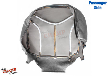 1999-2002 GMC Sierra SLE SLT Z71 Passenger Bottom Cloth Seat Cover Pewter Gray