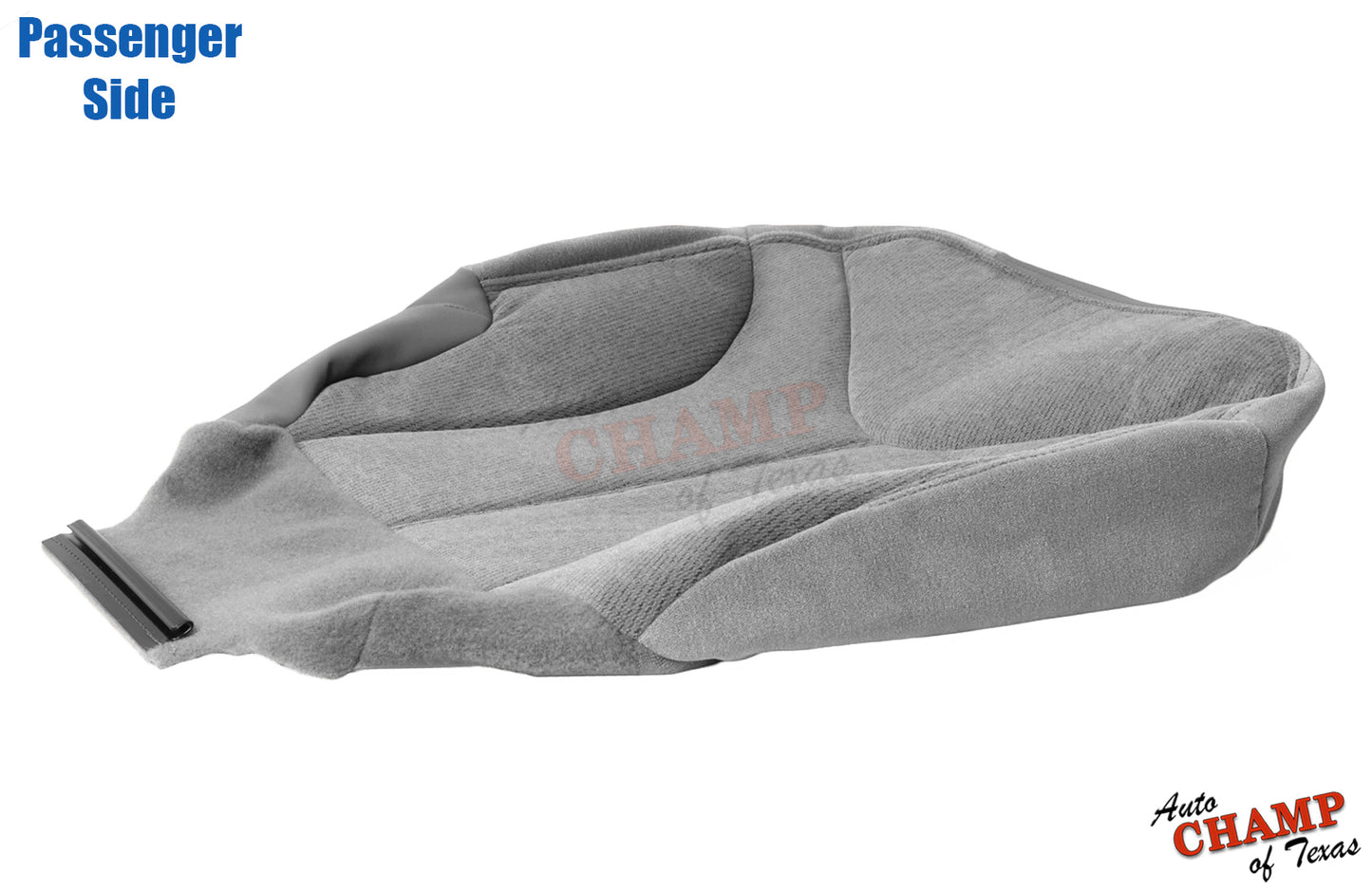 1999-2002 GMC Sierra SLE SLT Z71 Passenger Bottom Cloth Seat Cover Pewter Gray