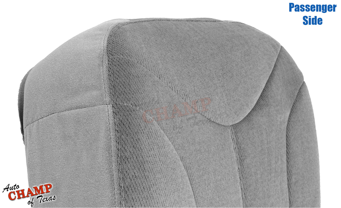 1999-2002 GMC Sierra SLE SLT Z71 Passenger Bottom Cloth Seat Cover Pewter Gray