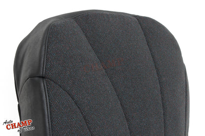 1999 2002 gm work truck cloth seat cover driver side bottom close angle