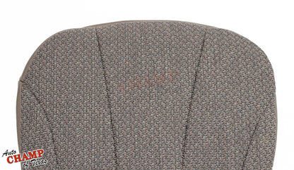 1999 2002 gmc sierra driver backrest seat cover tan cloth