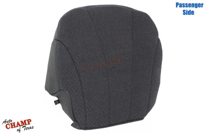 1999 2002 gm work truck passenger seat cover black cloth replacement auto champ