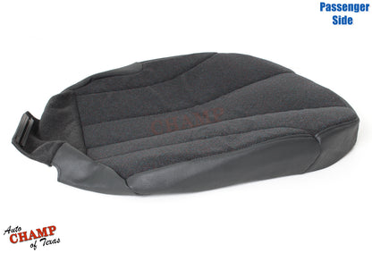 1999 2002 gm work truck passenger bottom seat cover black cloth replacement