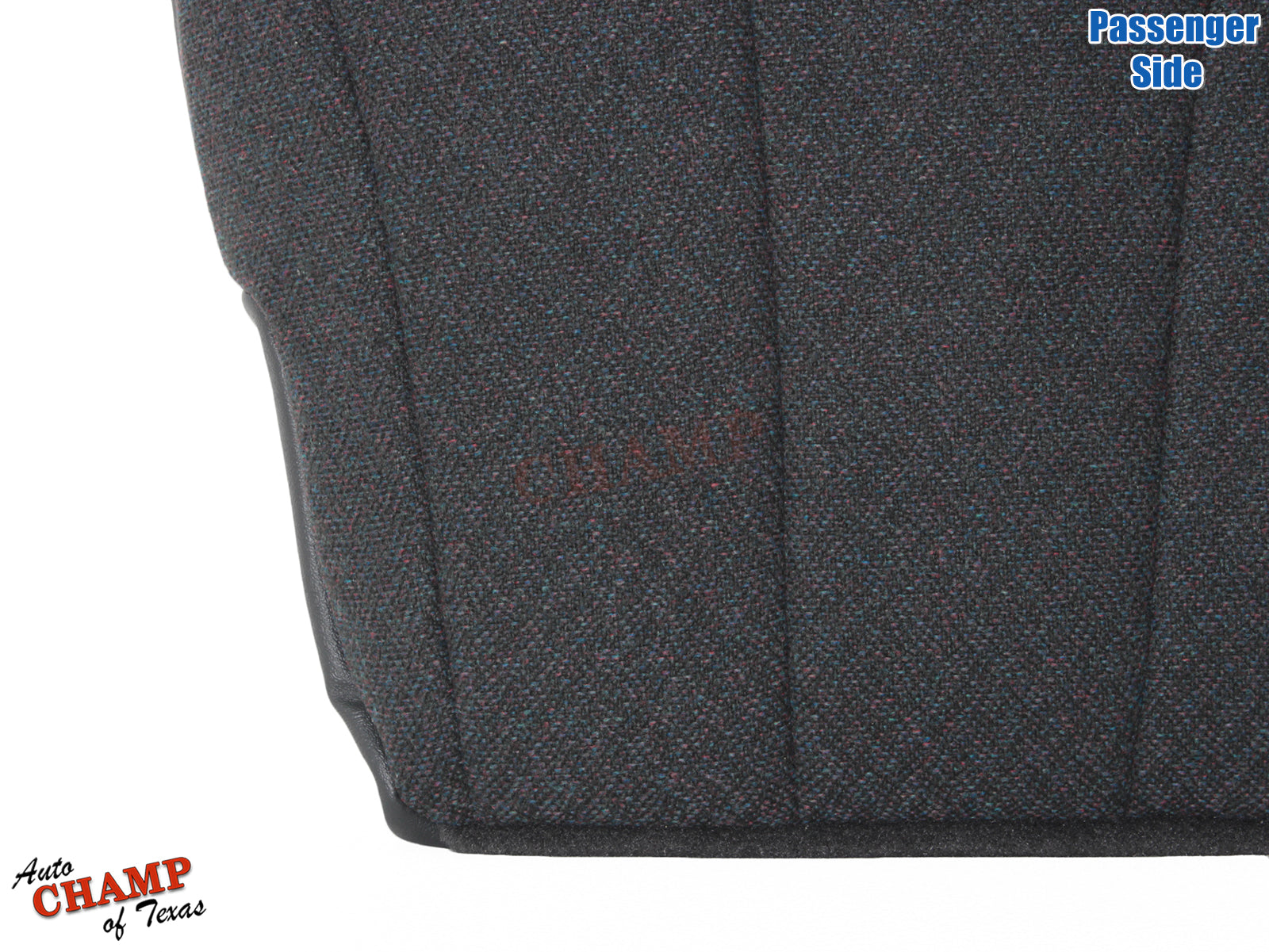 1999 2002 gm work truck passenger bottom seat cover black cloth