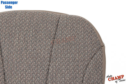 1999 2002 gmc sierra passenger side seat cover top tan cloth replacement