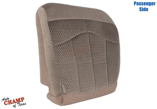 cloth seat cover tan passenger 1999 2003 ford f150 xlt bottom