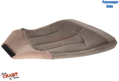 passenger seat cover cloth tan 1999 2003 ford f150 xlt bottom