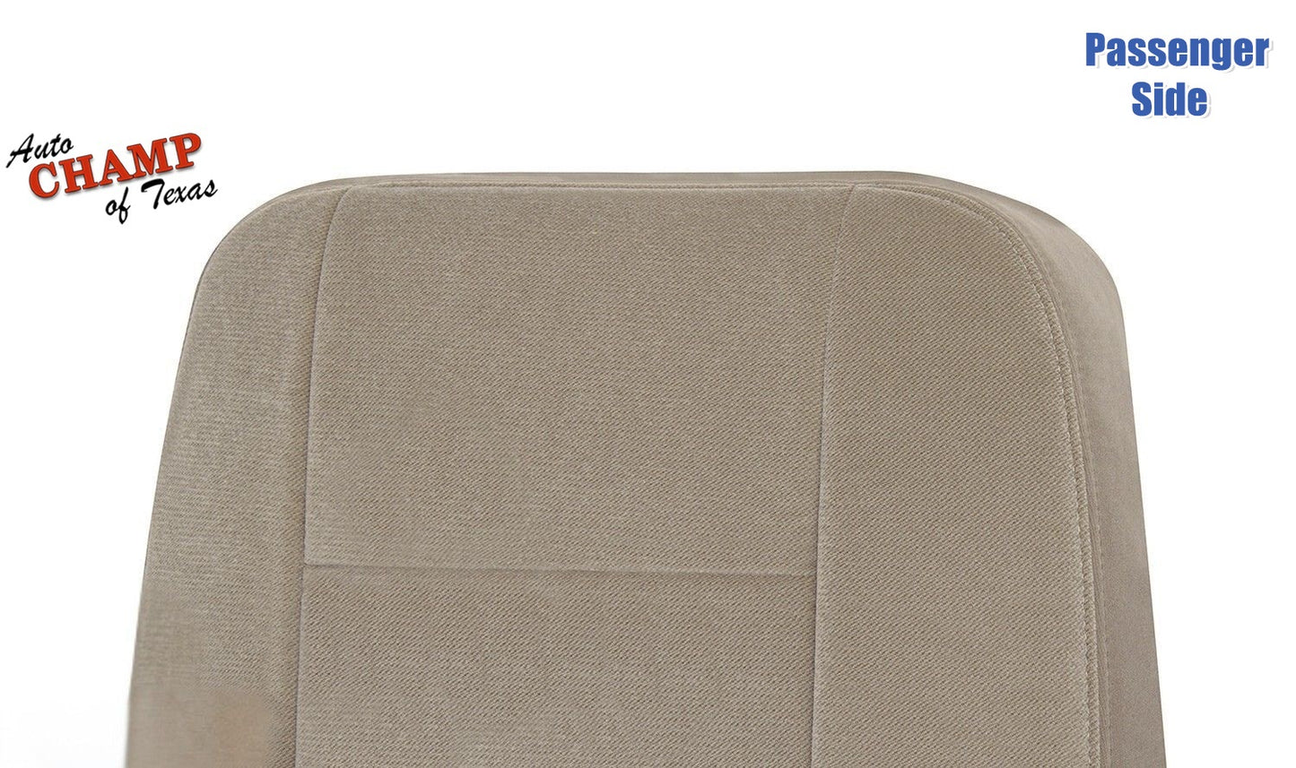 2003-2009 Ford Crown Victoria Passenger Side Lean Back Cloth Seat Cover Tan
