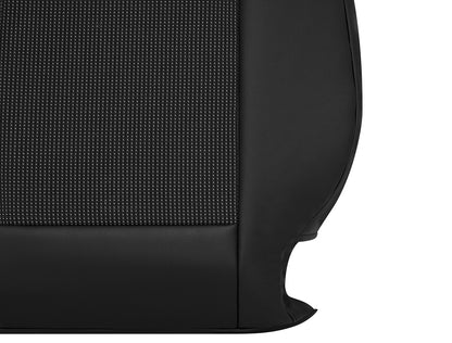 2013–2015 Chevy Malibu Passenger Side Lean Back Cloth Leather Seat Cover Black