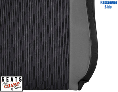 toyota tundra black seat cover lean back cloth