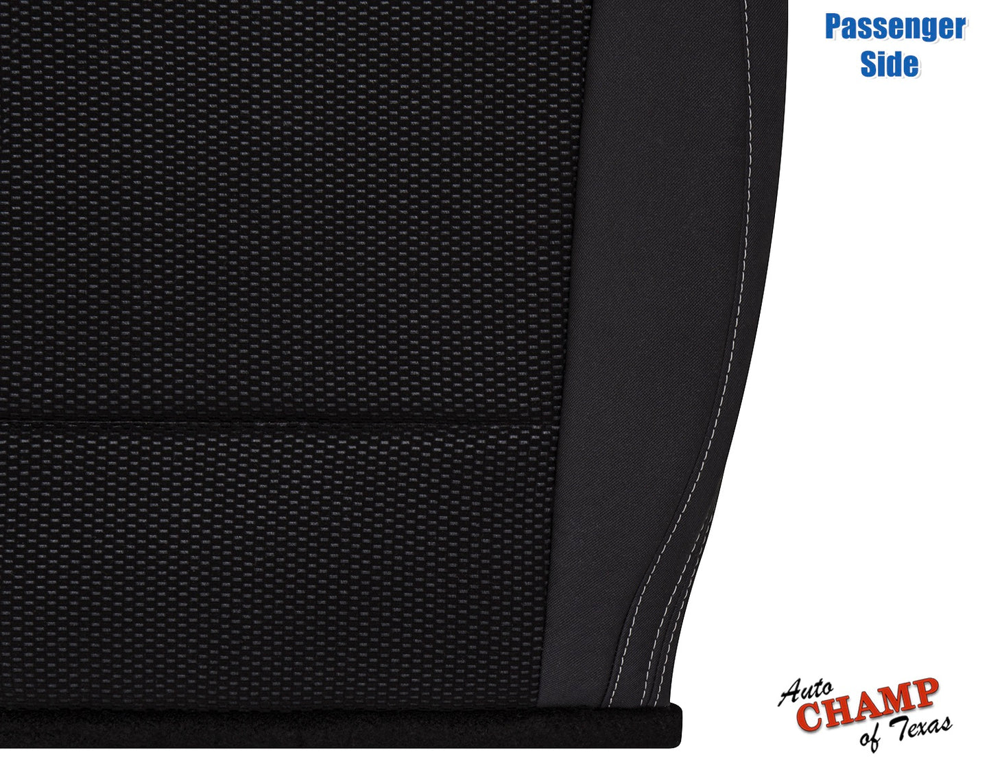 2015-2017 Subaru Outback Passenger Side Bottom Cloth Seat Cover Black