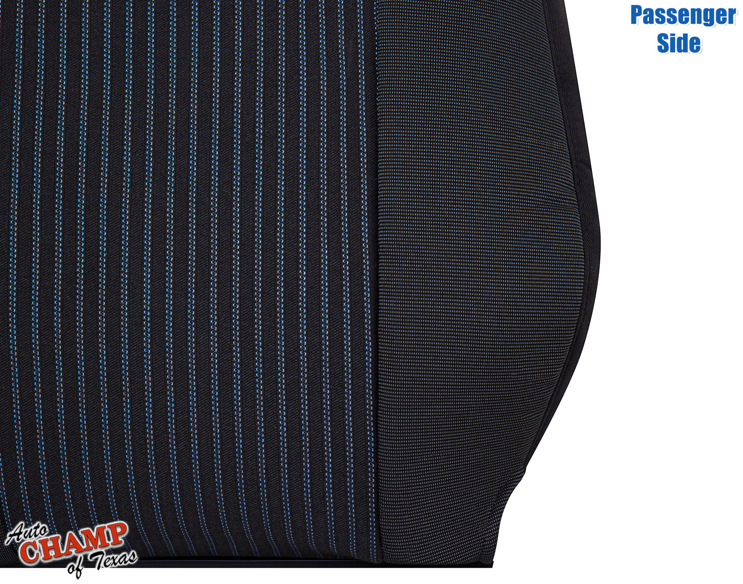 2014 2019 ford transit van passenger side black fabric cover closeup