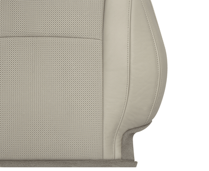 2013-2017 Honda Accord 4-Door Driver Side Lean Back Leather Seat Cover Tan Perforated