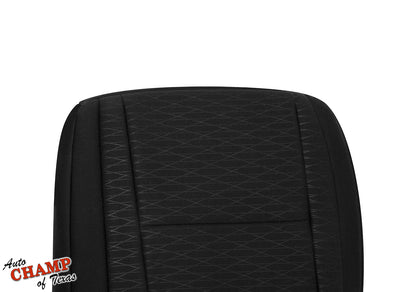 2021-2024 Dodge Durango Pursuit Driver Side Bottom Cloth Seat Cover Black