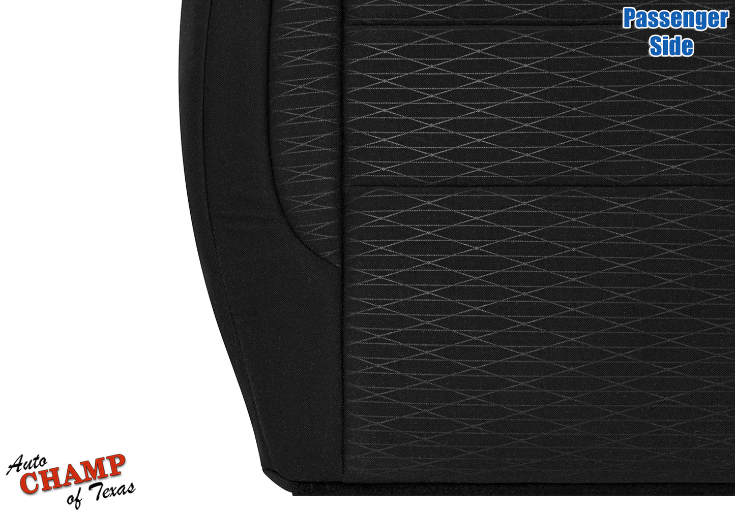 2021-2024 Dodge Durango Pursuit Passenger Side Bottom Cloth Seat Cover Black