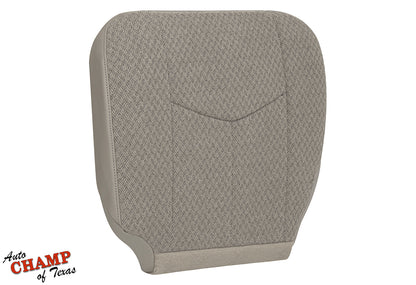 2003-2007 GMC Sierra W/T Base Work Truck Driver Side Bottom Cloth Seat Cover Tan