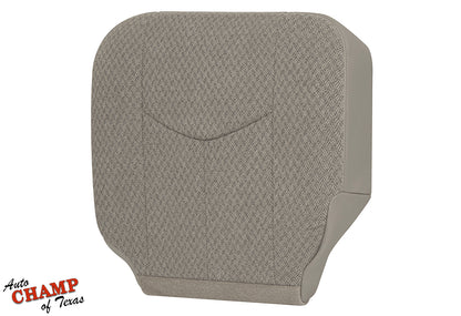 2003-2007 GMC Sierra W/T Base Work Truck Driver Side Bottom Cloth Seat Cover Tan