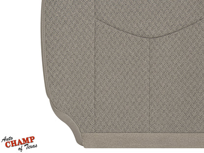 2003-2007 GMC Sierra W/T Base Work Truck Driver Side Bottom Cloth Seat Cover Tan