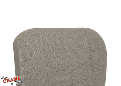 2003-2007 GMC Sierra W/T Base Work Truck Driver Side Bottom Cloth Seat Cover Tan