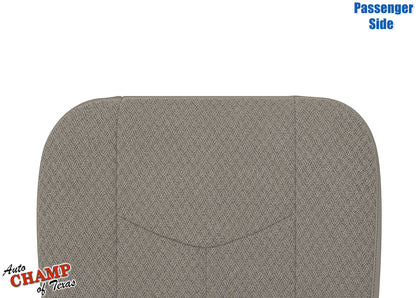 2003-2007 GMC Sierra W/T Base Work Truck Passenger Side Bottom Cloth Seat Cover Tan