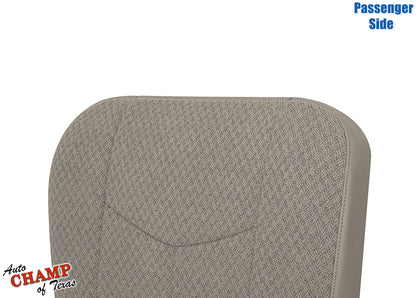 2003-2007 GMC Sierra W/T Base Work Truck Passenger Side Bottom Cloth Seat Cover Tan