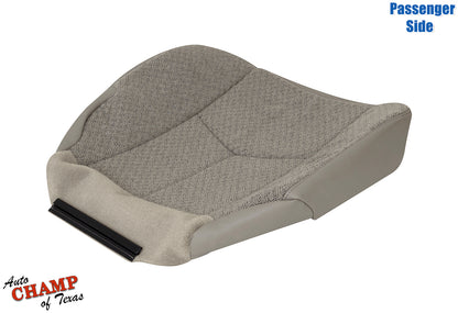 2003-2007 GMC Sierra W/T Base Work Truck Passenger Side Bottom Cloth Seat Cover Tan