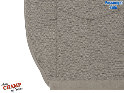 2003-2007 GMC Sierra W/T Base Work Truck Passenger Side Bottom Cloth Seat Cover Tan