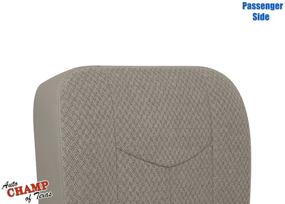 2003-2007 GMC Sierra W/T Base Work Truck Passenger Side Bottom Cloth Seat Cover Tan