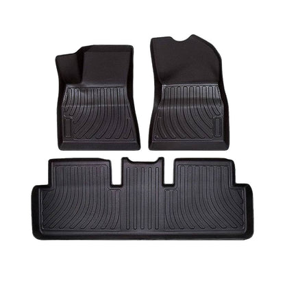 2018 Tesla Model 3 all-weather black floor mats waterproof durable