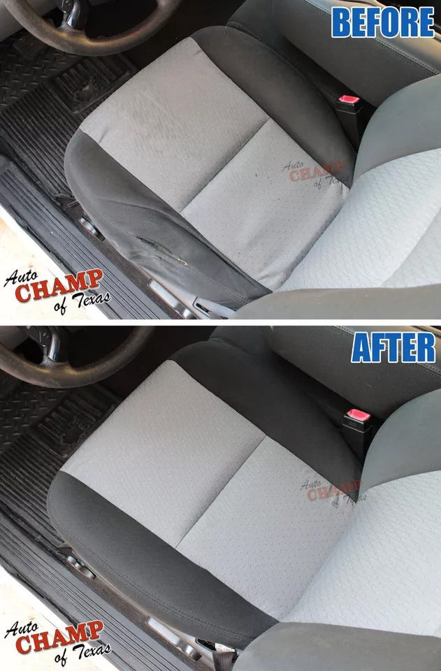 2006-2009 Dodge Ram 2500 ST Work Truck Base Driver Lean Back Cloth Seat Cover Gray