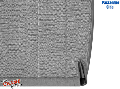 2003-2009 GMC Savana Passenger Side Bottom Seat Cover Gray Cloth