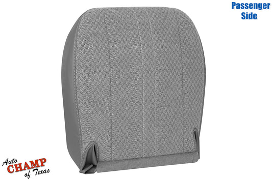 2003-2009 Chevy Express Van Passenger Side Bottom Cloth Seat Cover, Gray