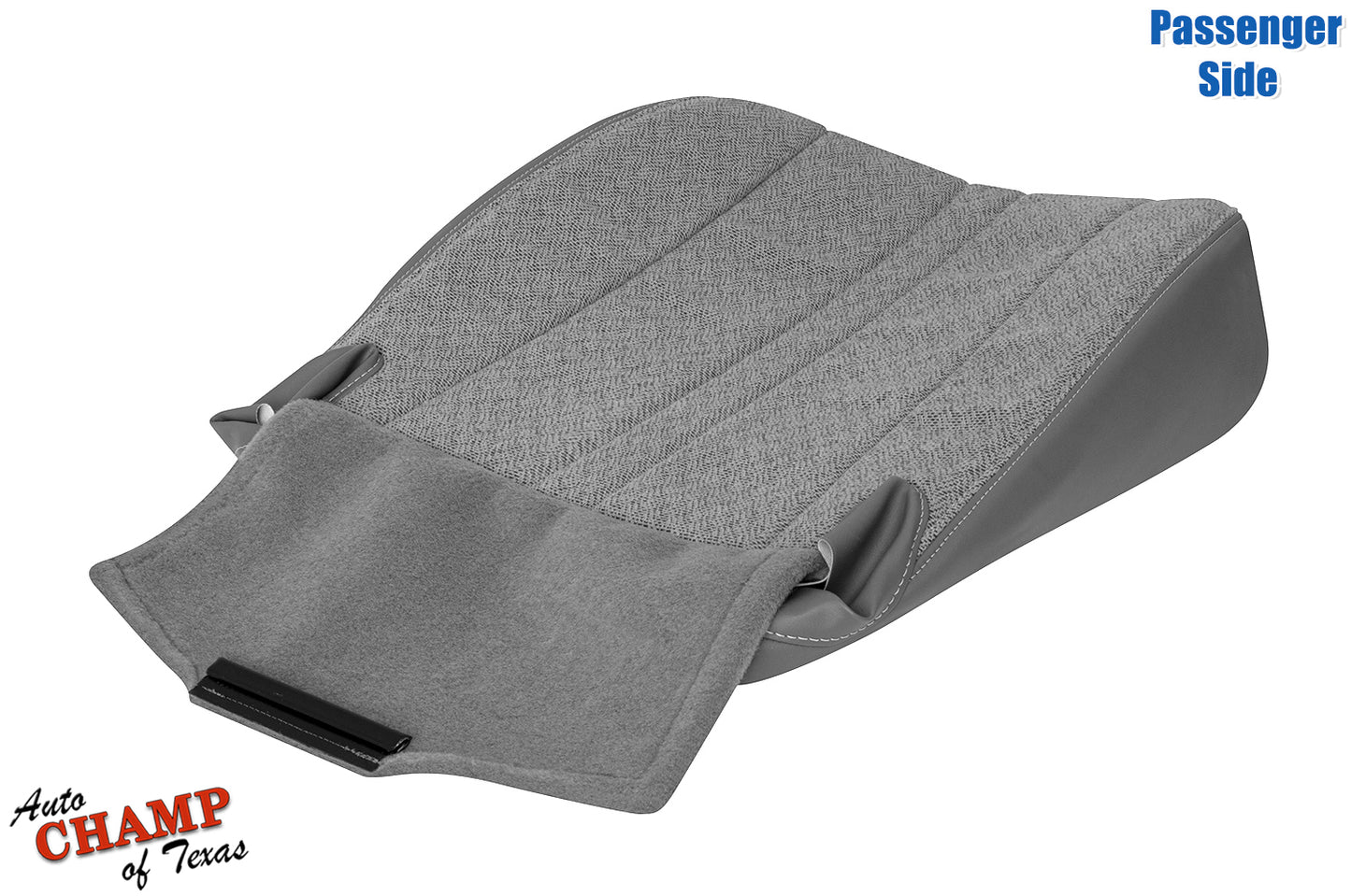 2003-2009 GMC Savana Passenger Side Bottom Seat Cover Gray Cloth