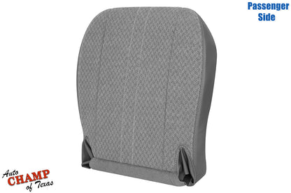 2003-2009 Chevy Express Van Passenger Side Bottom Cloth Seat Cover, Gray