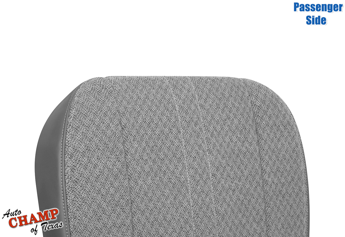 2003-2009 GMC Savana Passenger Side Bottom Seat Cover Gray Cloth