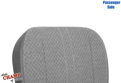 2003-2009 GMC Savana Passenger Side Bottom Seat Cover Gray Cloth