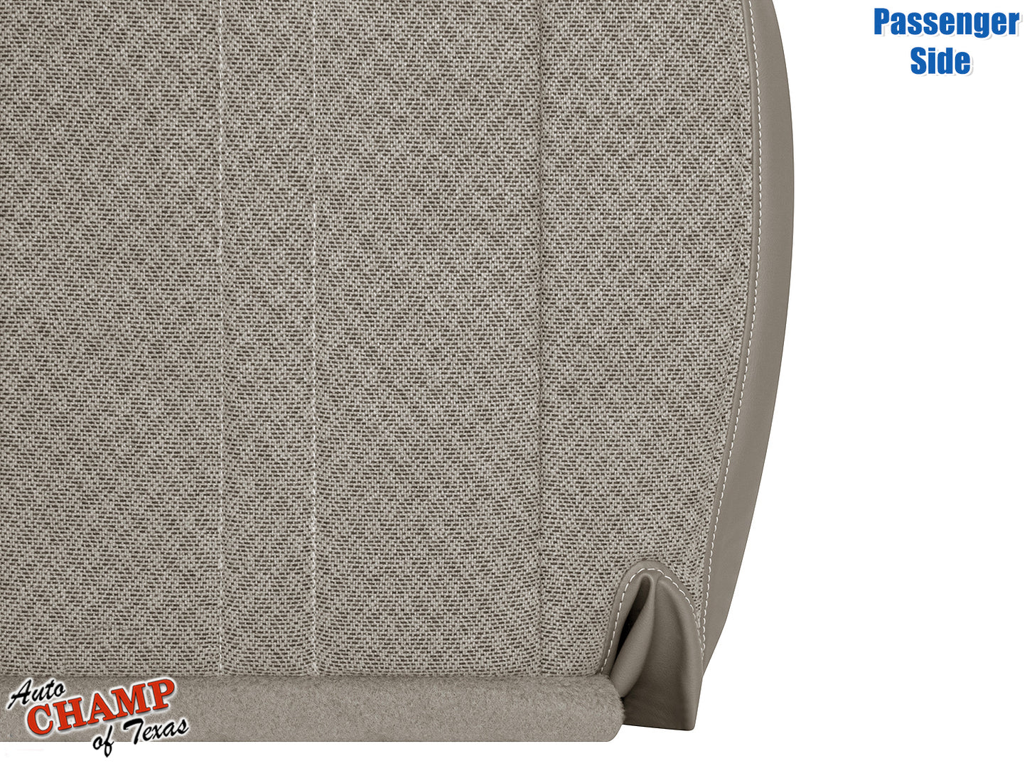 2003-2009 Chevy Express Van Passenger Side Bottom Cloth Seat Cover, Tan