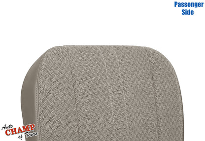 2003-2009 Chevy Express Van Passenger Side Bottom Cloth Seat Cover, Tan