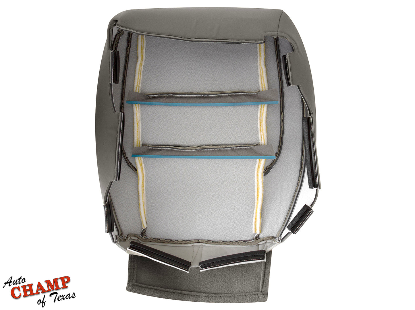 2011-2013 Dodge Durango Driver Side Bottom Cloth Seat Cover, Gray