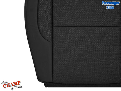 2011-2017 Dodge Durango Passenger Side Bottom Cloth Seat Cover, Black