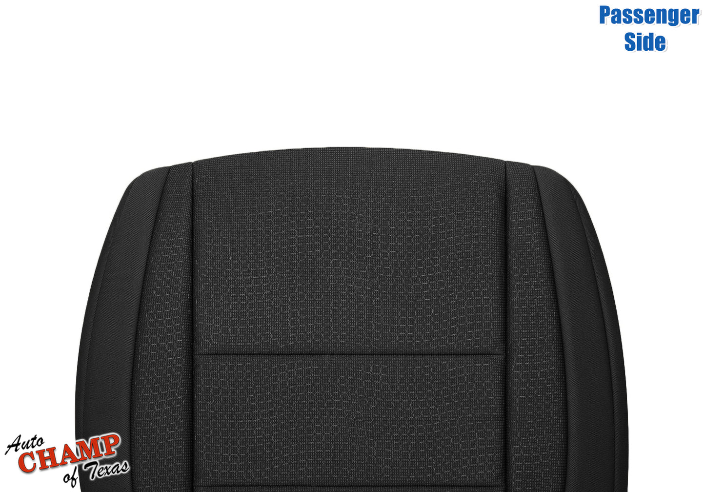 2011-2017 Dodge Durango Passenger Side Bottom Cloth Seat Cover, Black
