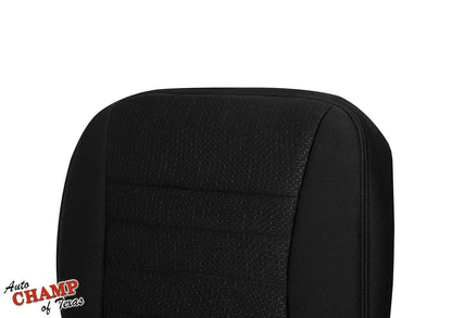2011-2014 Dodge Charger Driver Side Bottom Cloth Seat Cover Black